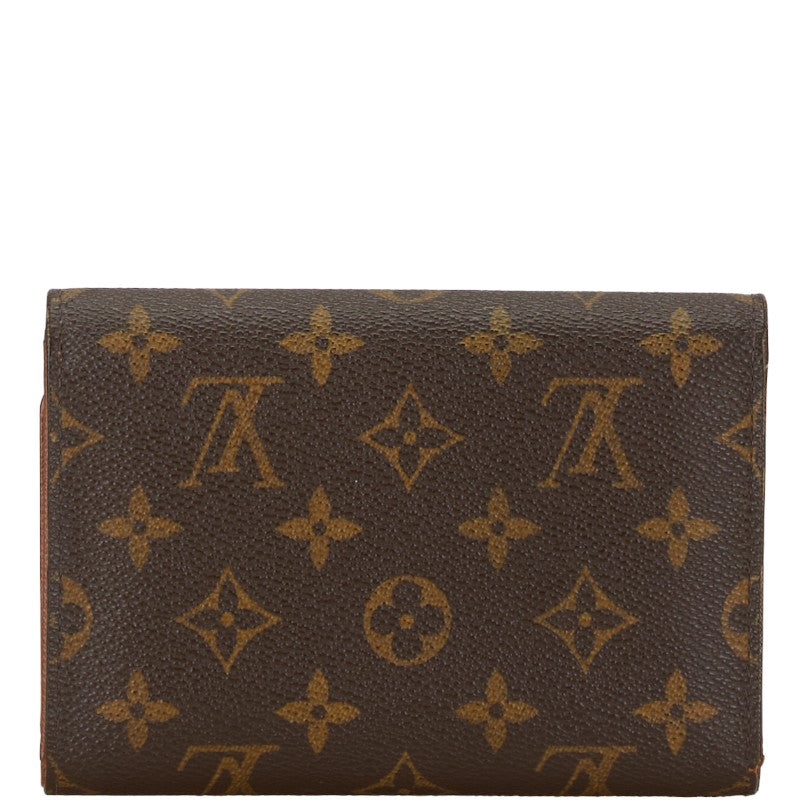 Louis Vuitton Monogram Long Wallet M61202 Brown PVC Leather in Good Condition