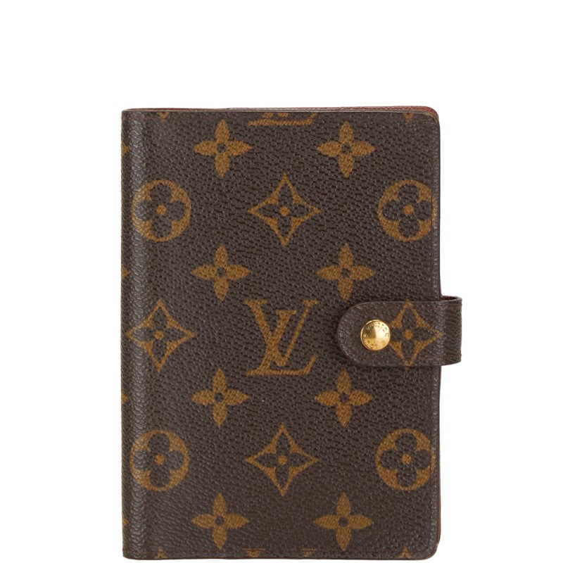 Louis Vuitton Monogram Agenda PM Notebook Cover R20005 in Very Good Condition