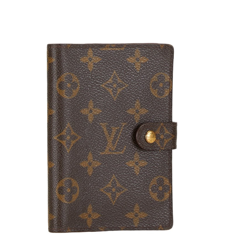 Louis Vuitton Monogram Agenda PM Notebook Cover R20005 in Very Good Condition