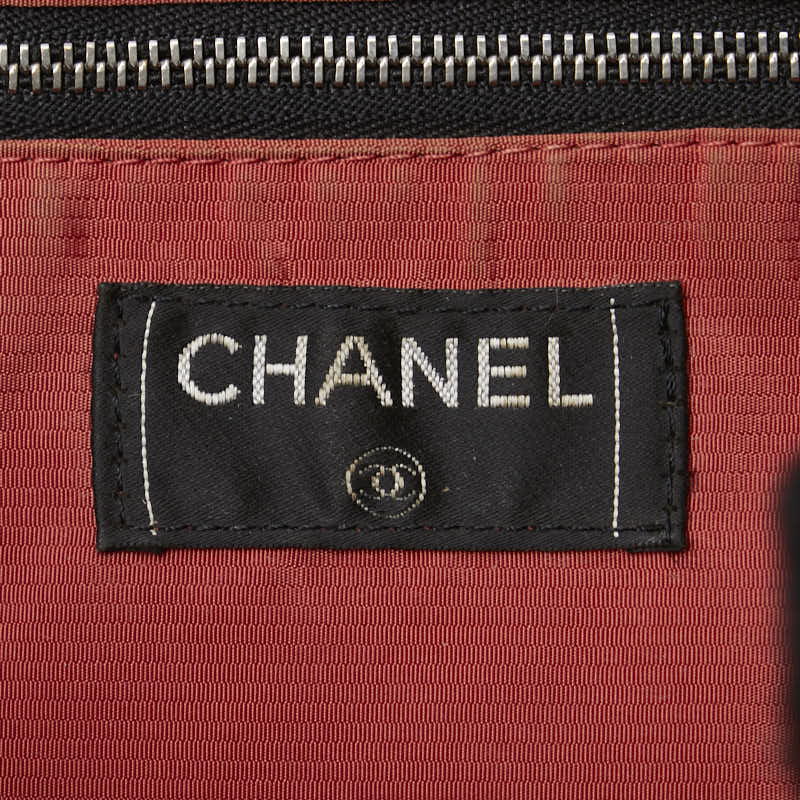 Chanel Nylon Canvas Travel Line Tote Bag in Very Good Condition