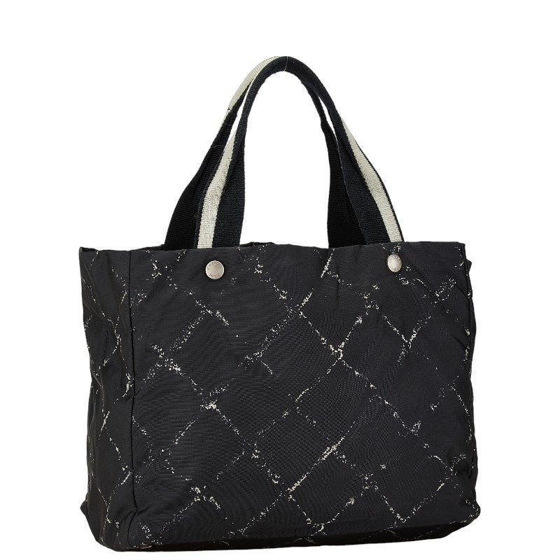 Chanel Nylon Canvas Travel Line Tote Bag