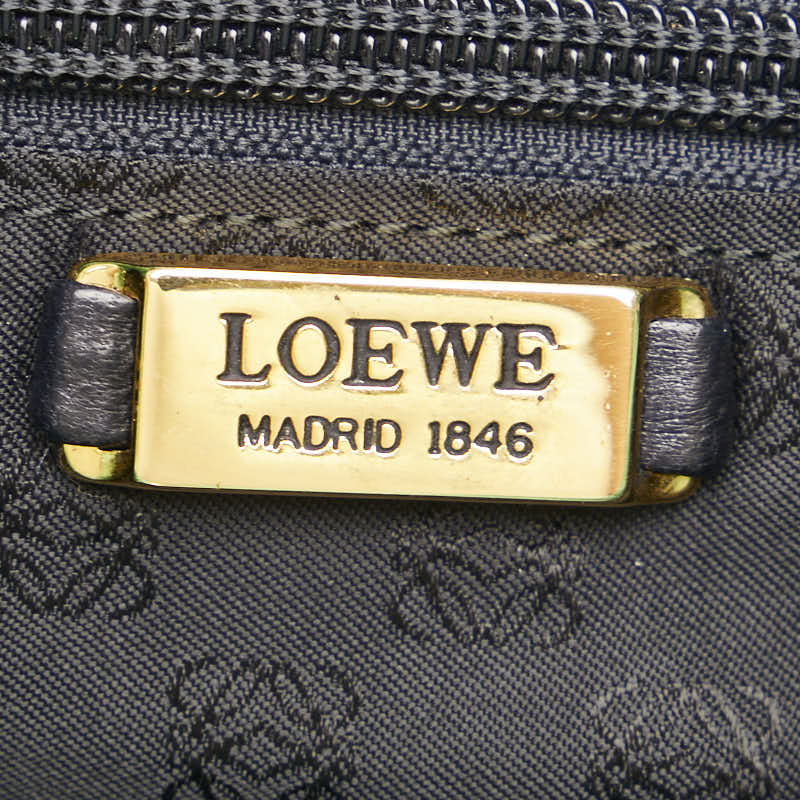 Loewe Anagram Logo Leather Shoulder Bag