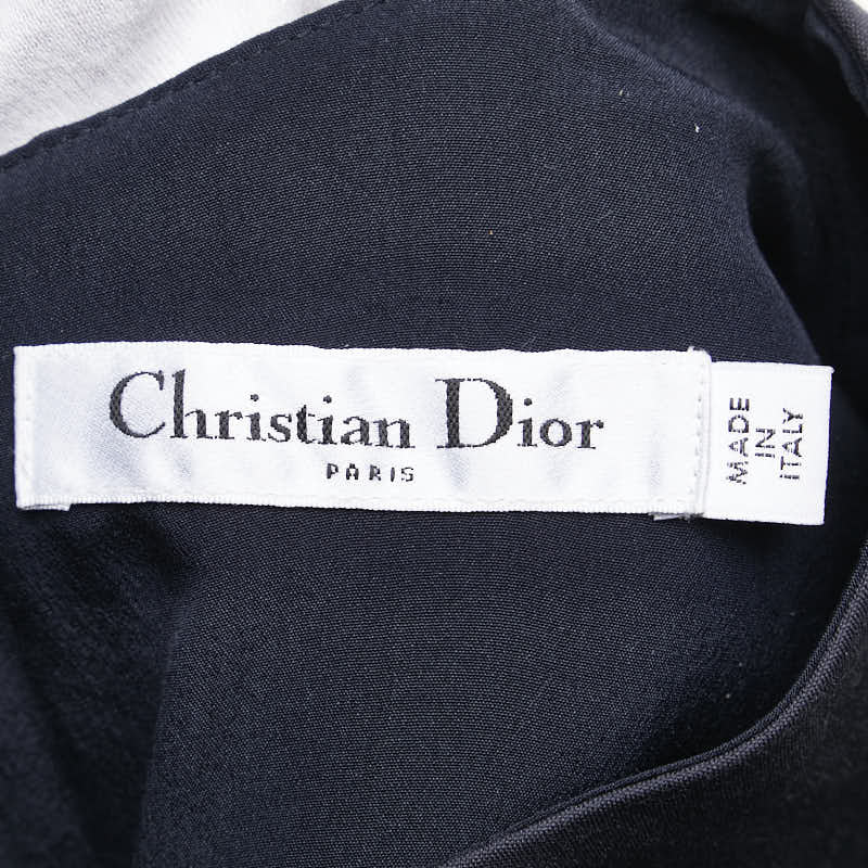 Dior Logo Dress Cotton Silk Polyester