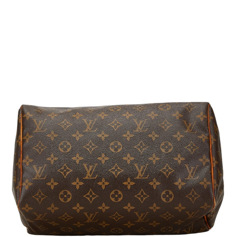 Louis Vuitton Monogram Speedy 30 Handbag M41526 Brown PVC Leather in Very Good Condition