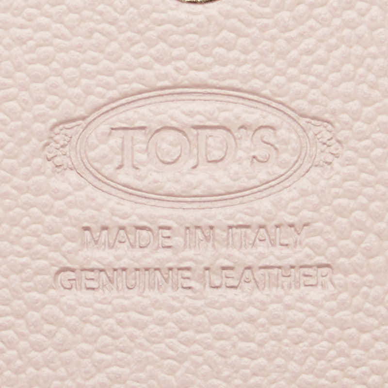 Tod's Pink Leather Compact Wallet