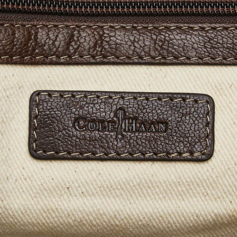 Cole Haan 2WAY Leather Boston Bag Brown