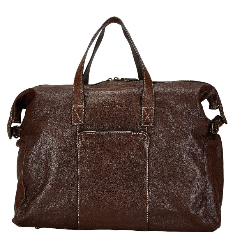 Cole Haan 2WAY Leather Boston Bag Brown