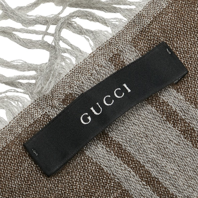 Gucci GG Wool Shawl Scarf 254017