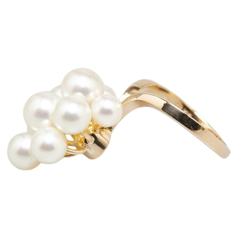 Tasaki K18YG Yellow Gold Akoya Pearl Ring 9.5