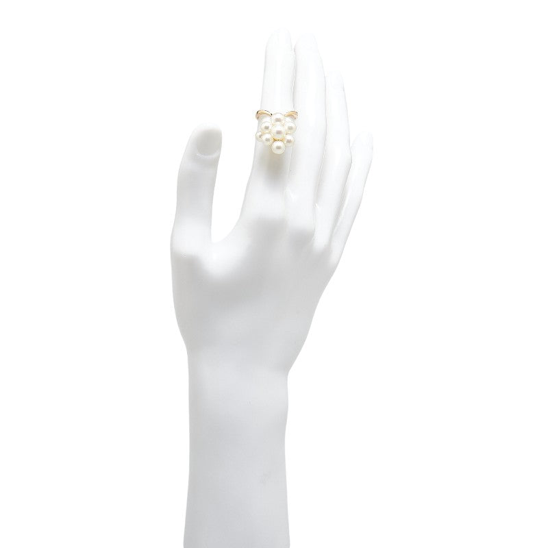 Tasaki K18YG Yellow Gold Akoya Pearl Ring 9.5