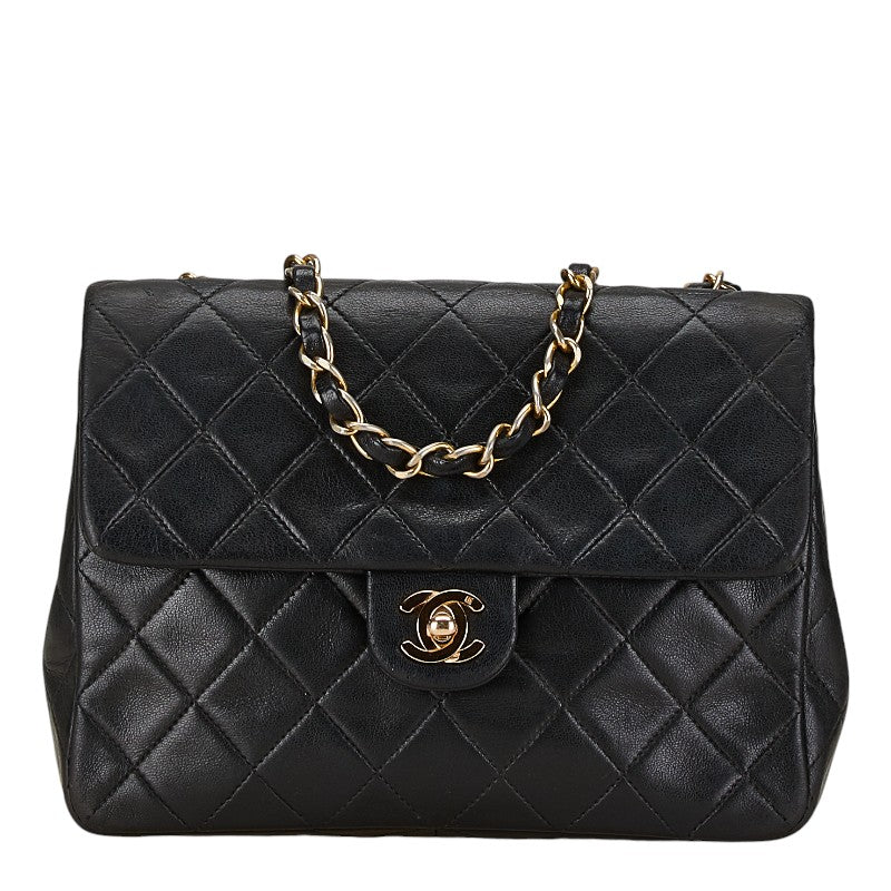 Chanel Mini Matelasse Coco Mark Chain Shoulder Bag A01163