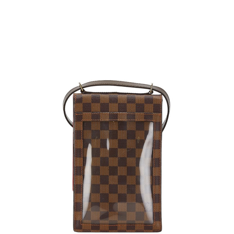 Louis Vuitton Damier Portobello Shoulder Bag N45271 Brown PVC Leather in Very Good Condition