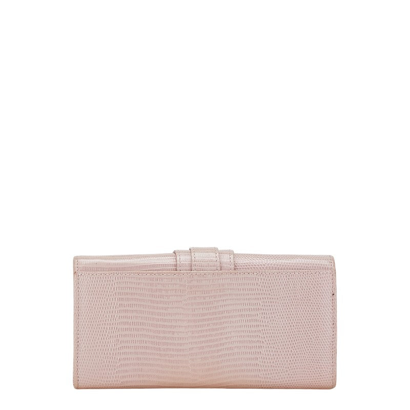 TOFF&LOADSTONE Leather Long Wallet Peach Nude Pink in Very Good Condition