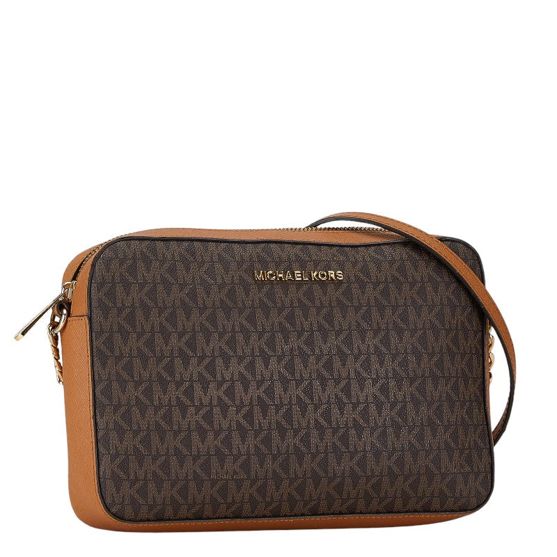 Michael Kors Monogram Chain Shoulder Bag