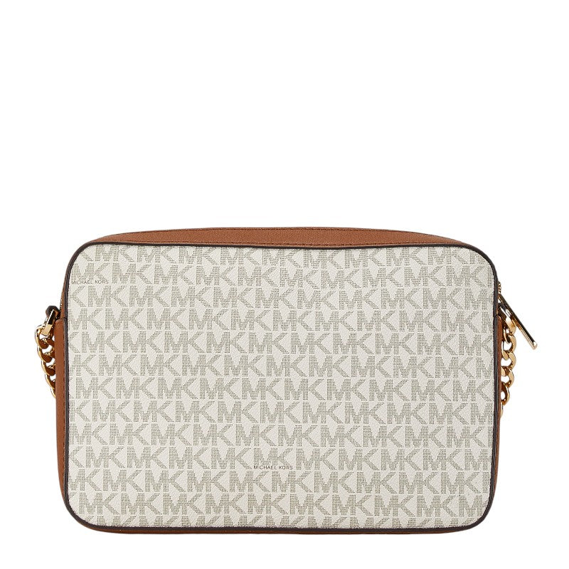 Michael Kors Monogram Chain Shoulder Bag