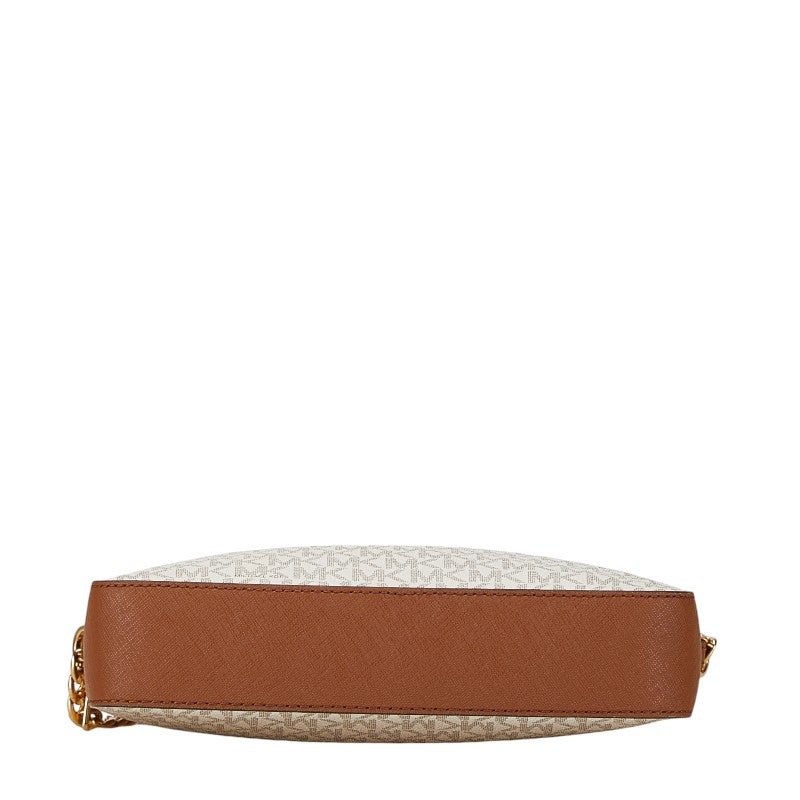 Michael Kors Monogram Chain Shoulder Bag