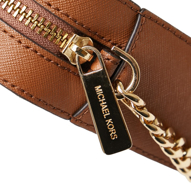 Michael Kors Monogram Chain Shoulder Bag