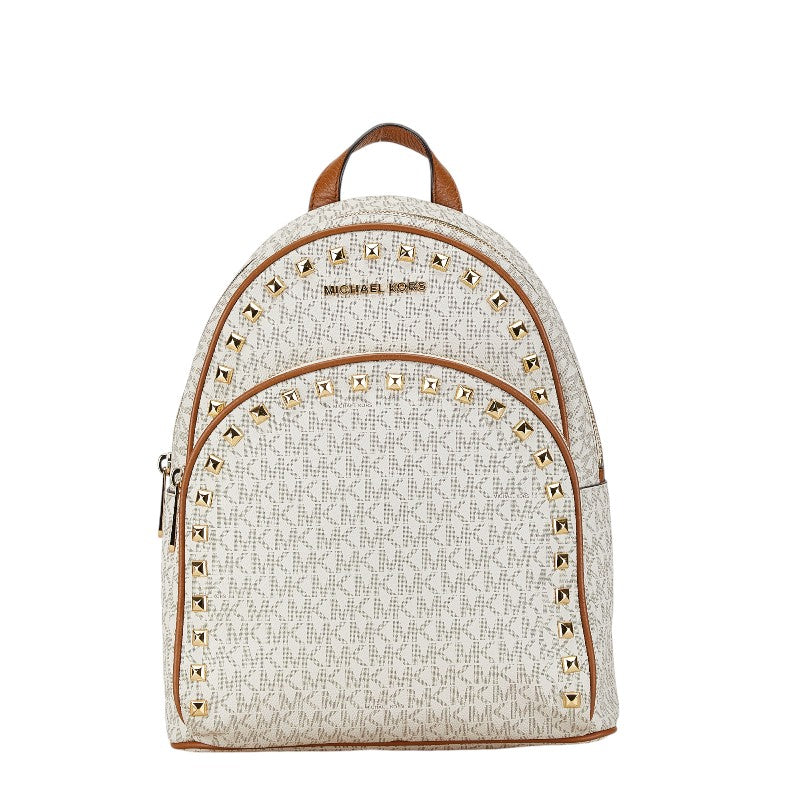 Michael Kors Monogram Studded Backpack