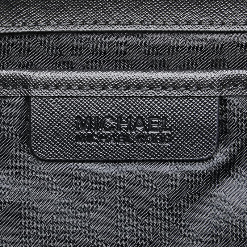 Michael Kors Jet Set Travel Tote Bag Black PVC Leather