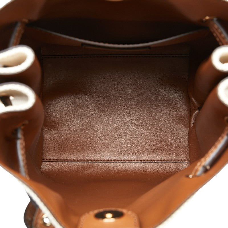 Michael Kors Canvas Leather Shoulder Bag