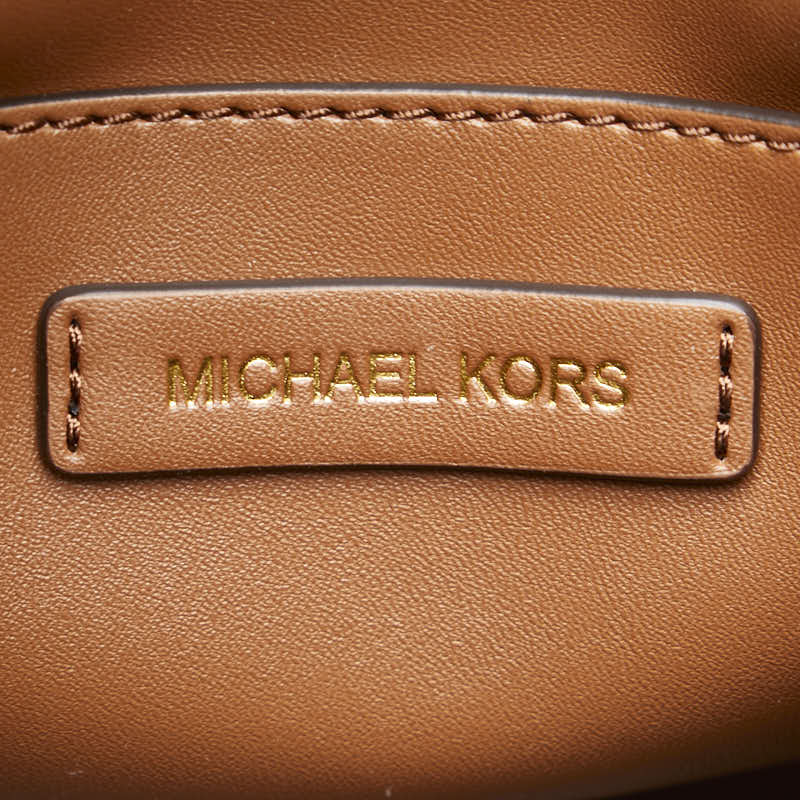 Michael Kors Canvas Leather Shoulder Bag