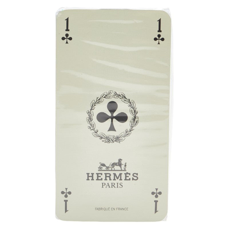 Hermes Puzzle Pattern Playing Cards Red Paper in Great Condition