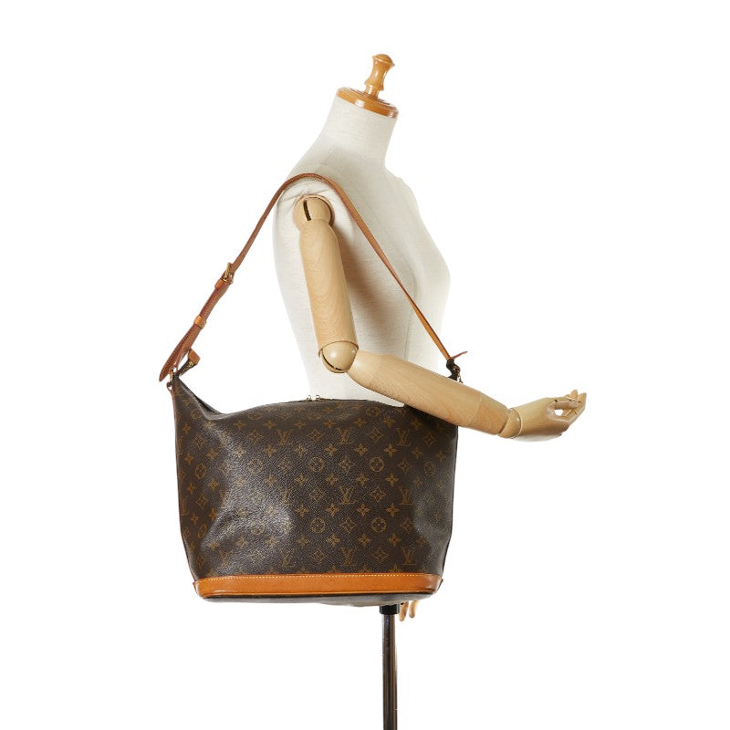 Louis Vuitton Monogram Amfar Three Vanity Star Shoulder Bag M47275 Brown PVC Leather