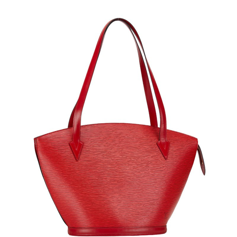 Louis Vuitton Epi Red Leather Shoulder Tote Bag