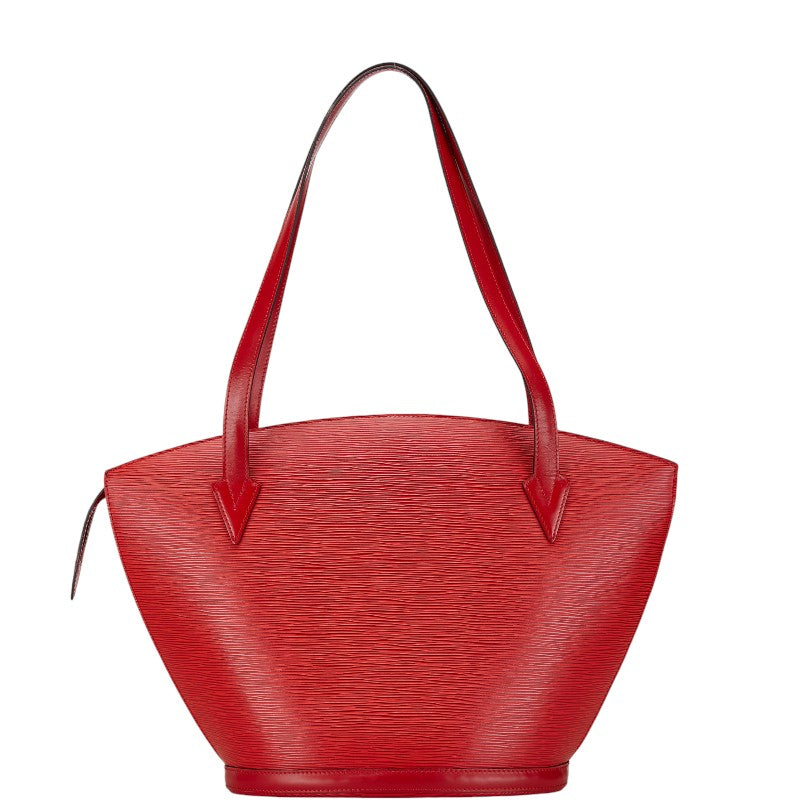 Louis Vuitton Epi Red Leather Shoulder Tote Bag