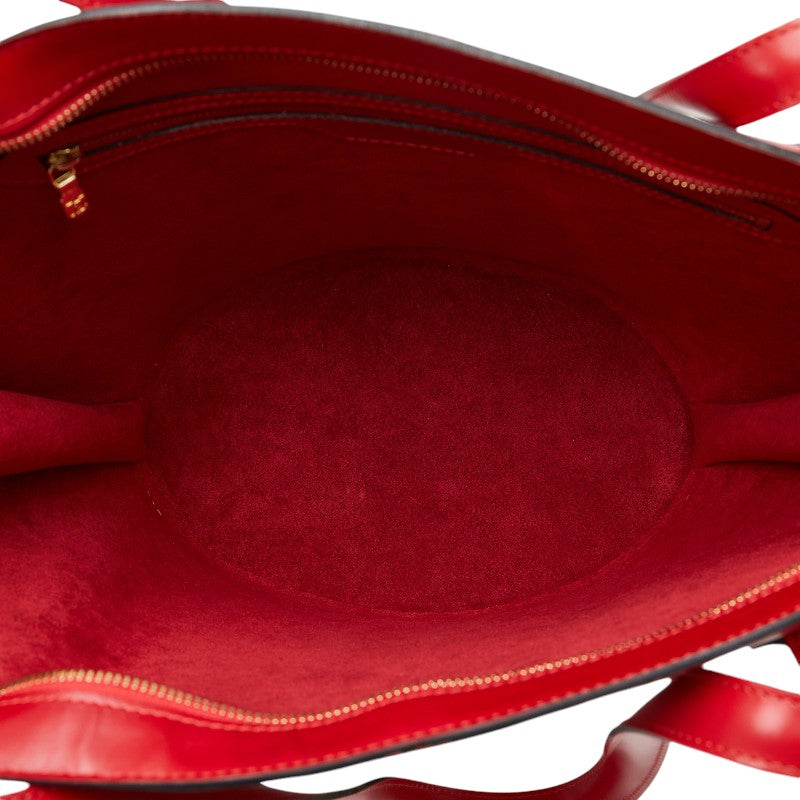 Louis Vuitton Epi Red Leather Shoulder Tote Bag