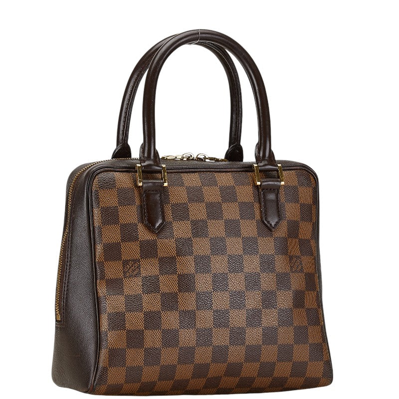 Louis Vuitton Damier Brera Handbag N51150 Brown PVC Leather in Very Good Condition