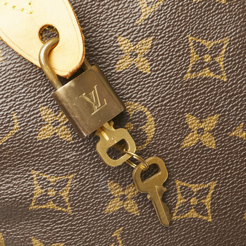 Louis Vuitton Monogram Speedy 30 Handbag M41526 Brown PVC Leather in Very Good Condition