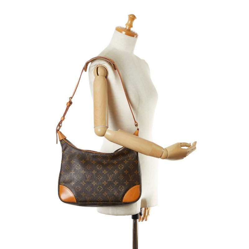 Louis Vuitton Monogram Boulogne 30 Shoulder Bag M51265 Brown PVC Leather in Very Good Condition