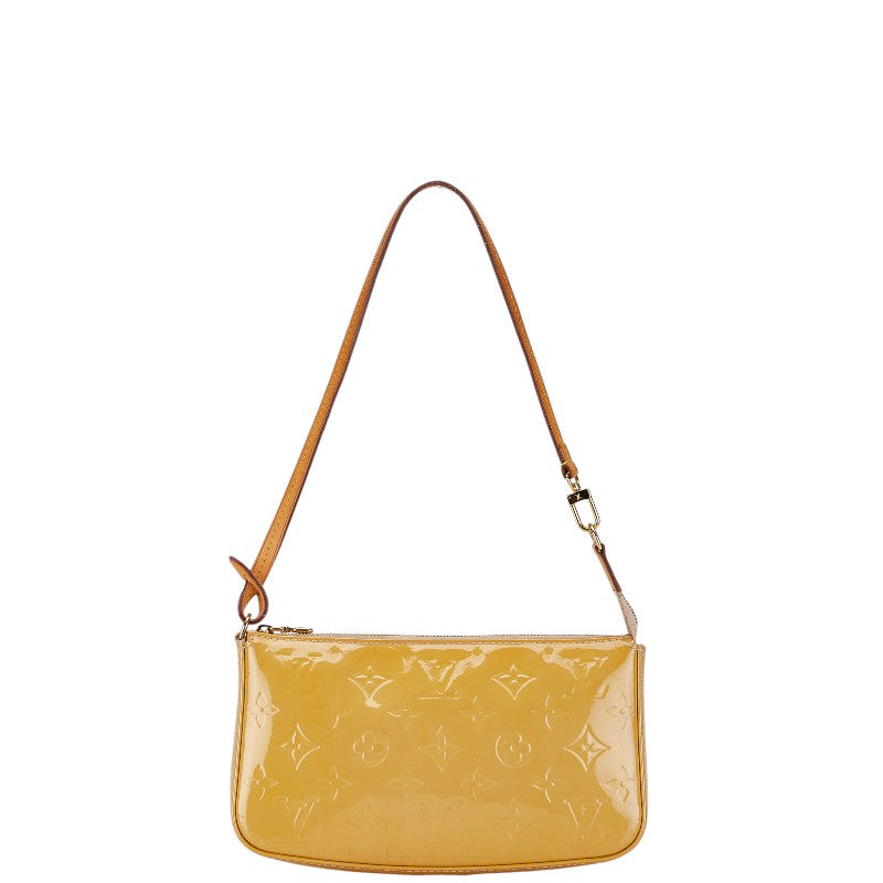 Louis Vuitton Monogram Vernis Lexington Shoulder Bag M91010 Yellow Patent Leather