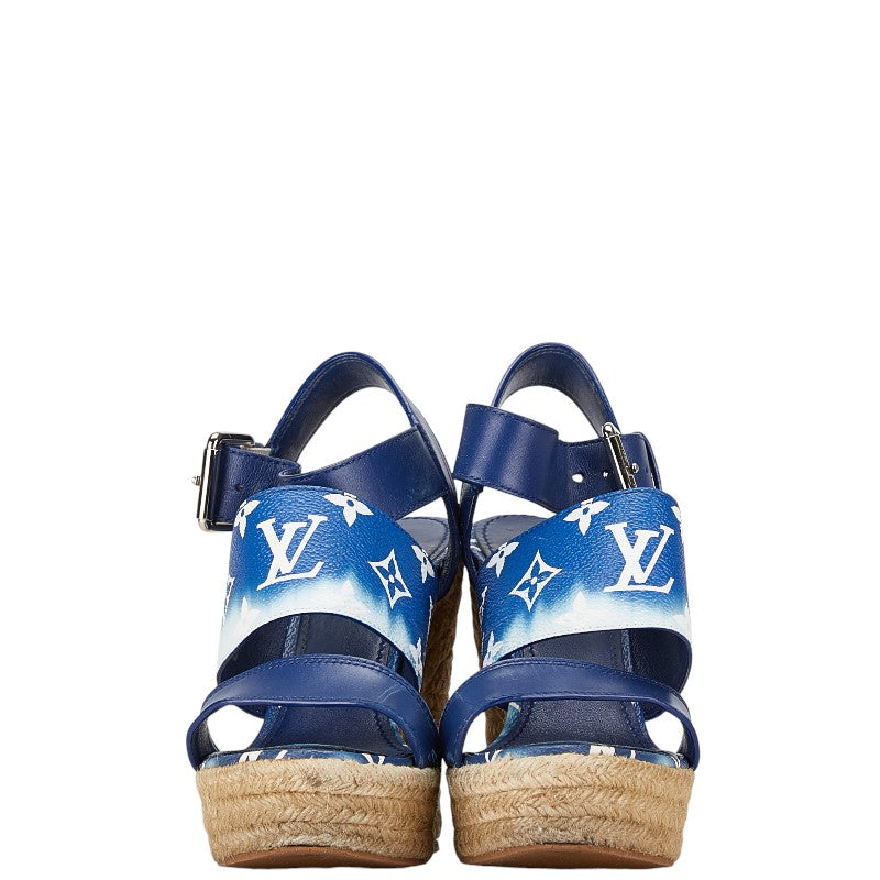 Louis Vuitton Escale Espadrille Wedge Sandals