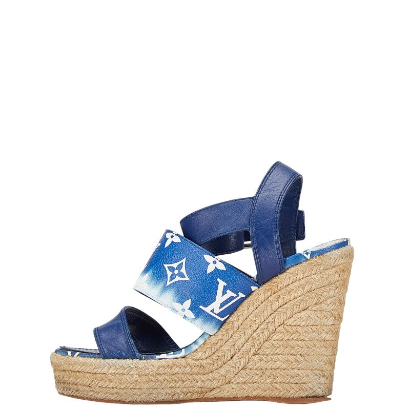 Louis Vuitton Escale Espadrille Wedge Sandals