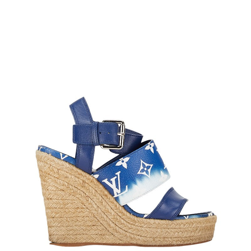 Louis Vuitton Escale Espadrille Wedge Sandals