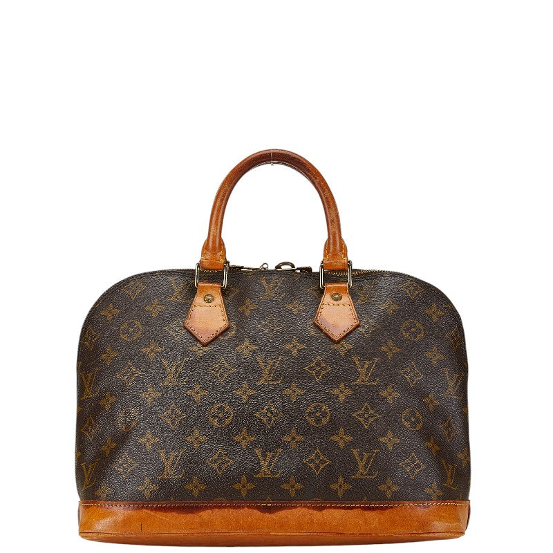 Louis Vuitton Monogram Alma PM Handbag M51130 Brown PVC Leather in Very Good Condition