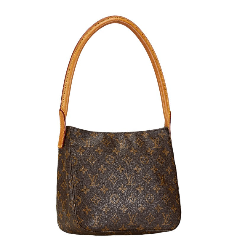 Louis Vuitton Monogram Looping MM Shoulder Bag Brown