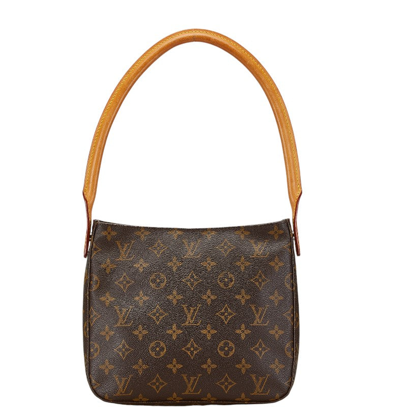 Louis Vuitton Monogram Looping MM Shoulder Bag M51146 Brown PVC Leather in Very Good Condition