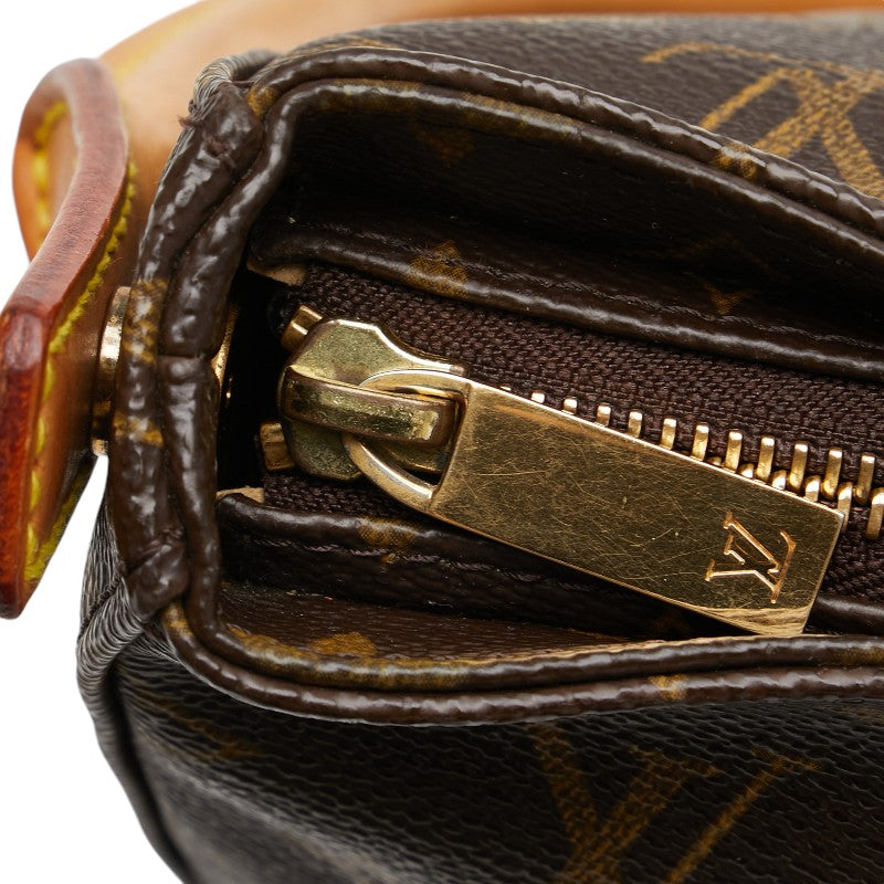 Louis Vuitton Monogram Looping MM Shoulder Bag M51146 Brown PVC Leather in Very Good Condition