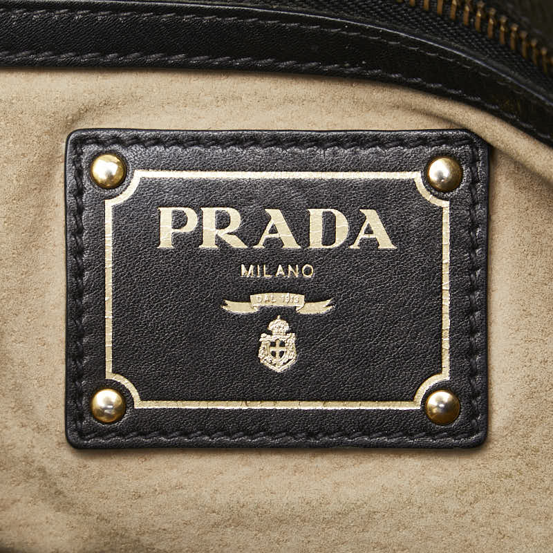 Prada Leather Handbag Black