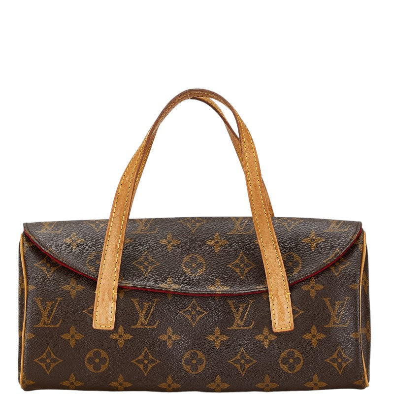 Louis Vuitton Monogram Sonatine Handbag M51902 Brown PVC Leather