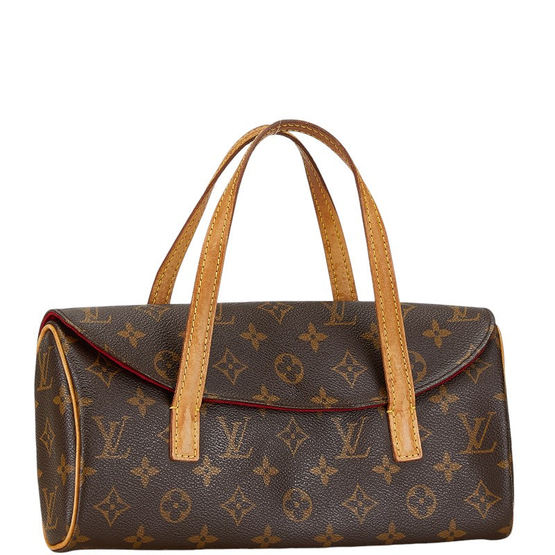 Louis Vuitton Monogram Sonatine Handbag M51902 Brown PVC Leather in Very Good Condition