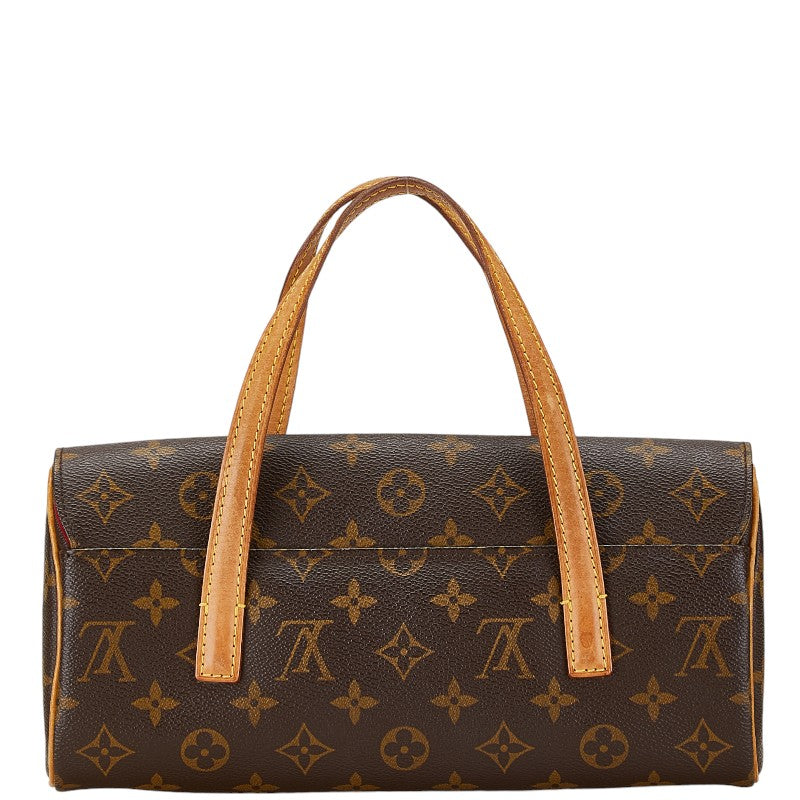 Louis Vuitton Monogram Sonatine Handbag M51902 Brown PVC Leather in Very Good Condition