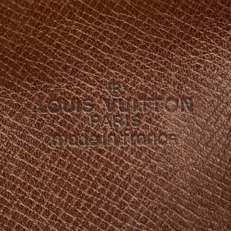 Louis Vuitton Monogram Pochette Marly Bandouliere Shoulder Bag M51828 Brown PVC Leather in Very Good Condition