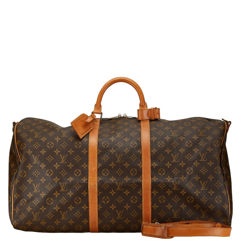 Louis Vuitton Monogram Keepall Bandouliere 60 Boston Bag M41412 in Very Good Condition