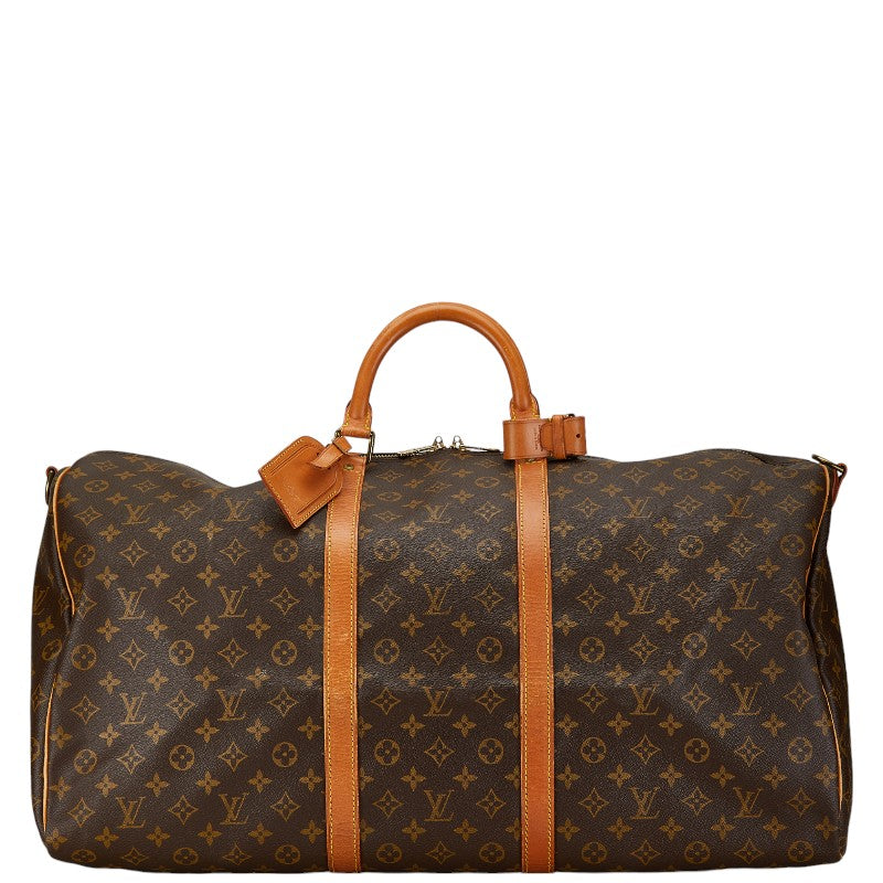 Louis Vuitton Monogram Keepall Bandouliere 60 Boston Bag M41412 in Very Good Condition