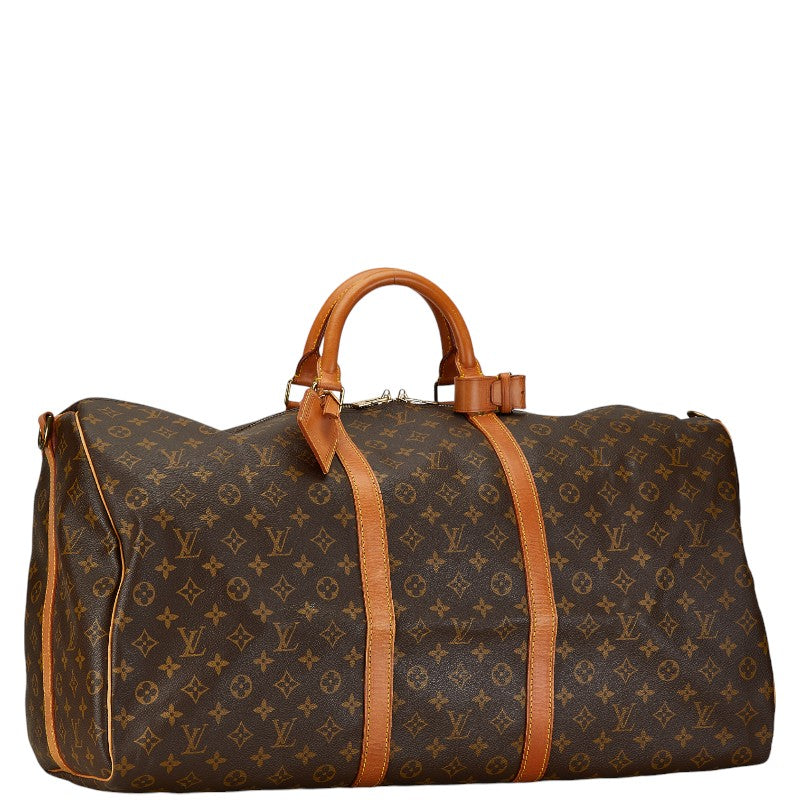 Louis Vuitton Monogram Keepall Bandouliere 60 Boston Bag M41412 in Very Good Condition