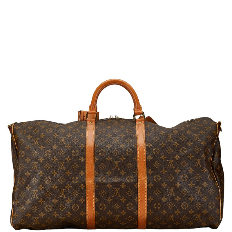 Louis Vuitton Monogram Keepall Bandouliere 60 Boston Bag M41412 in Very Good Condition